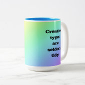 Types créatifs Mug arc-en-ciel (Devant droit)