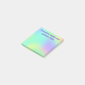 Types créatifs Notes Rainbow Post-It (Incliné)