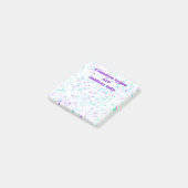 Types créatifs Paint Splatter Funny Post-It Notes (Incliné)