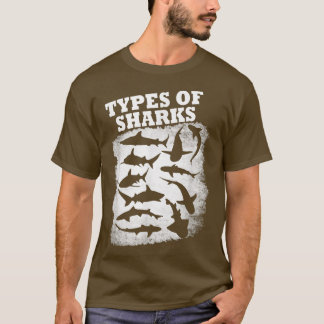 Types Of Sharks T-shirt