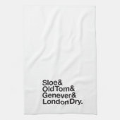 Types serviette de genièvre de barre (Vertical)