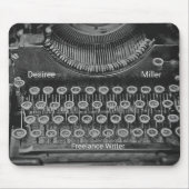Typewriter Freelance Writer Antique Muismat (Voorkant)
