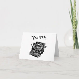 Typewriter Ink Drawing Sketch Kaart