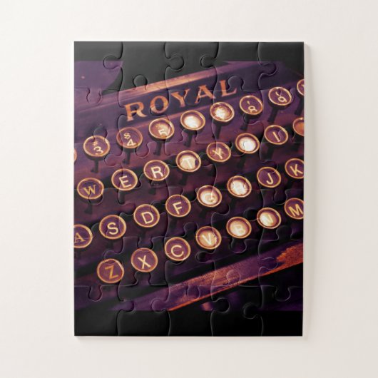 TYPEWRITER JIGSAW PUZZLE LEGPUZZEL (Verticaal)