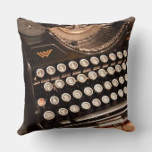 Typewriter Keys Sierkussen (Achterkant)