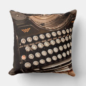  Typewriter Keys Sierkussen (Voorkant)
