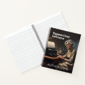 Typewriter Letters Boek Hoesje Inspiratie Notitieb (Binnen)
