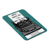  Typewriter Magnet Magneet (Rechterzijde)