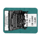  Typewriter Magnet Magneet (Horizontaal)