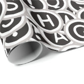 Typewriter Sleutels Inpakpapier (Rol Hoek)