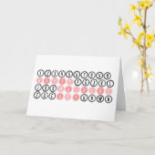 Typewriter-toetsenbord Happy Moederdag Kaart (Gele Bloem)