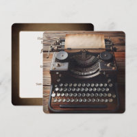 Typewriter Verjaardagsfeest