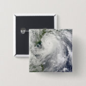 Typhoon Chanthu Vierkante Button 5,1 Cm (Voorkant /achterkant)