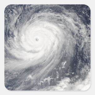 Typhoon Choi-wan ten westen van de Marianen Vierkante Sticker