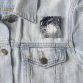 Typhoon Ewiniar Vierkante Button 5,1 Cm (In situ)