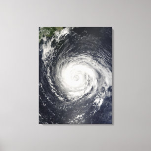 Typhoon Fitow Canvas Afdruk