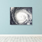 Typhoon Fitow Canvas Afdruk (Insitu (Houten vloer))