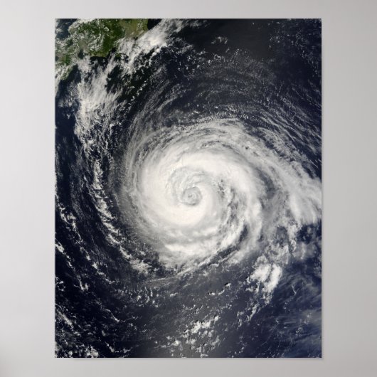 Typhoon Fitow Poster (Voorkant)