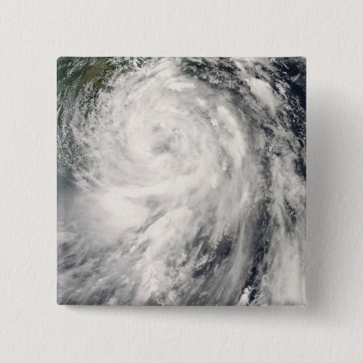 Typhoon Fung-wong Vierkante Button 5,1 Cm (Voorkant)