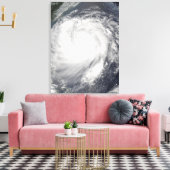Typhoon Haitang Canvas Afdruk (Insitu (Woonkamer))