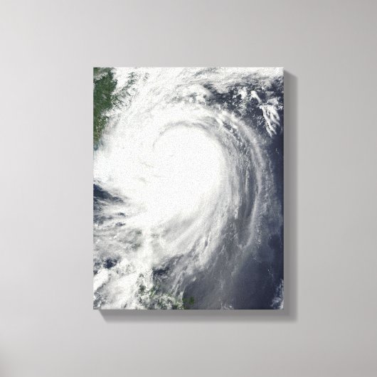 Typhoon Jangmi Canvas Afdruk (Voorkant)