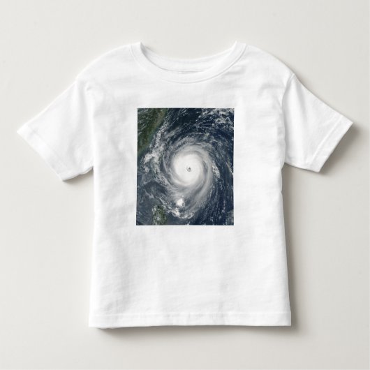 Typhoon Longwang nadert Taiwan Kinder Shirts (Voorkant)