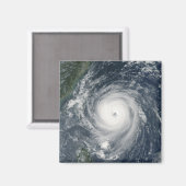 Typhoon Longwang nadert Taiwan Magneet (Voorkant / Achterkant)