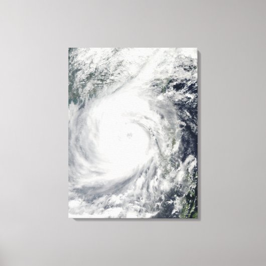 Typhoon Megi 2 Canvas Afdruk (Voorkant)