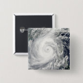 Typhoon Megi 2 Vierkante Button 5,1 Cm (Voorkant /achterkant)