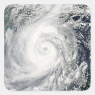 Typhoon Megi 2 Vierkante Sticker