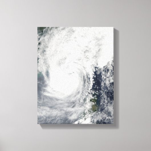 Typhoon Megi 3 Canvas Afdruk (Voorkant)