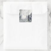 Typhoon Megi 3 Vierkante Sticker (Tas)