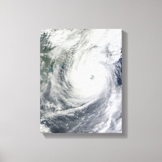 Typhoon Megi 4 Canvas Afdruk (Voorkant)
