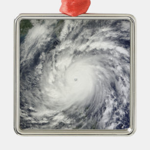 Typhoon Megi Metalen Ornament