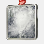 Typhoon Morakot over Taiwan Metalen Ornament (Links)