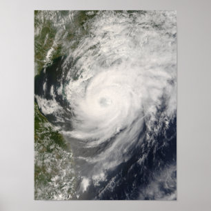 Typhoon Neoguri nadert China Poster