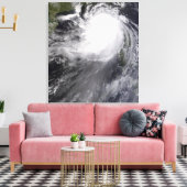 Typhoon Nuri nadert China Canvas Afdruk (Insitu (Woonkamer))