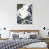 Typhoon Parma Canvas Afdruk (Insitu (Slaapkamer))