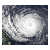 Typhoon Phanfone Foto Afdruk (Voorkant)