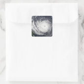 Typhoon Phanfone Vierkante Sticker (Tas)