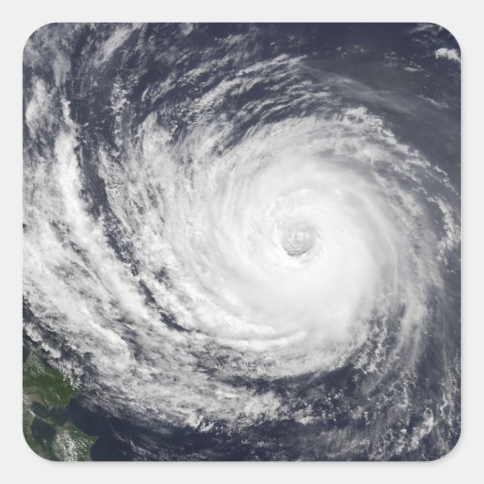 Typhoon Phanfone Vierkante Sticker (Voorkant)