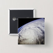 Typhoon Saomai Vierkante Button 5,1 Cm (Voorkant /achterkant)