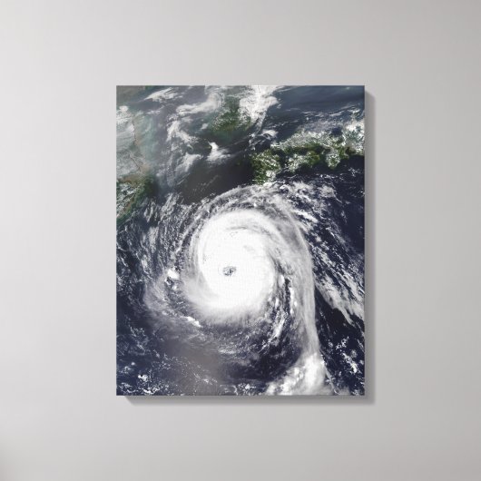 Typhoon Sinlaku 2 Canvas Afdruk (Voorkant)