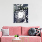 Typhoon Sinlaku 2 Canvas Afdruk (Insitu (Woonkamer))