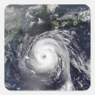 Typhoon Sinlaku 2 Vierkante Sticker
