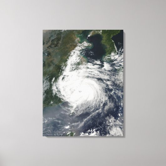Typhoon Sinlaku Canvas Afdruk (Voorkant)