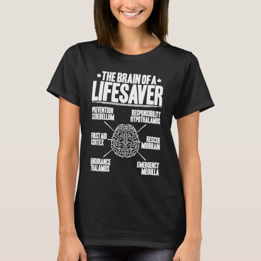 Typical Brain Lifesaver T-shirt (Voorkant)