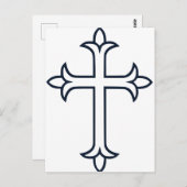 Typisch Christelijk kruis Briefkaart (Voorkant / Achterkant)