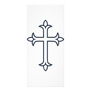 Typisch Christelijk kruis Reclamekaart