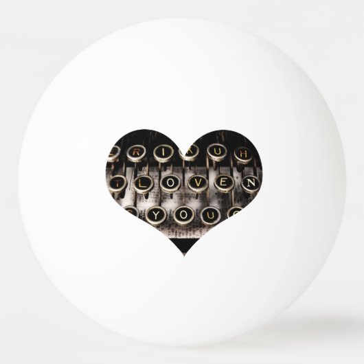 Typisch hart pingpongballen (Voorkant)